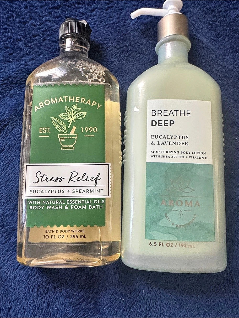 Bath & Body Works Stress Relief Eucalyptus + Spearmint / Breathe Deep Eucalyptus